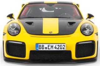 PORSCHE 911 [992.1] GTS2 RS NÜRBURGRING LAP RECORD YELLOW 2017 GT Spirit 1:18 Resinemodell (Türen, Motorhaube... nicht zu öffnen!)